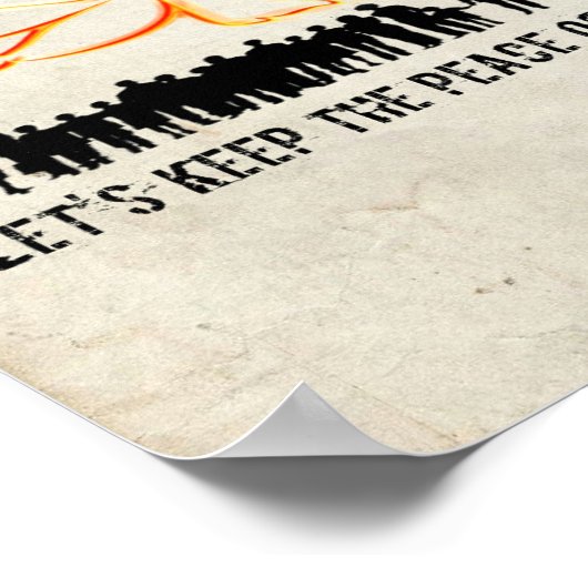 einde oorlog poster (Hoek)