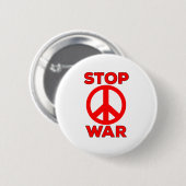 Einde oorlog ronde button 5,7 cm (Voorkant /achterkant)