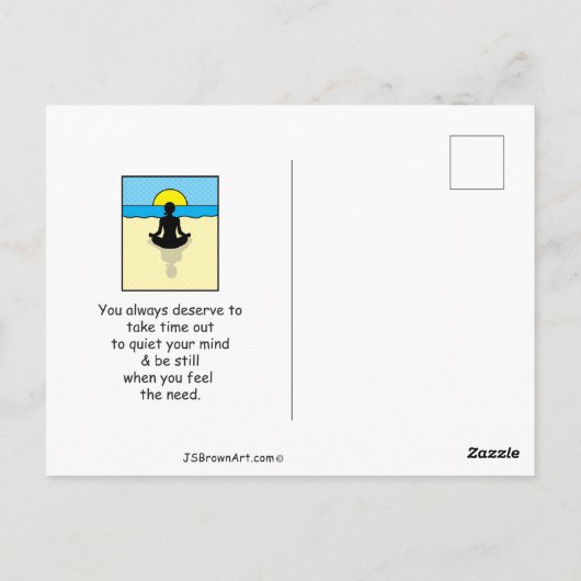 Einde overdenkend_ Briefkaart (Achterkant)