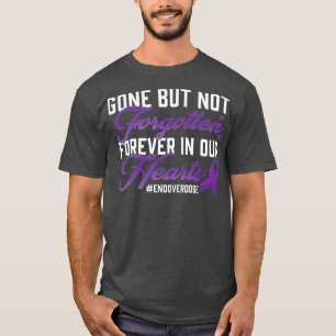 Einde overdosering achtergelaten één herdenking op t-shirt
