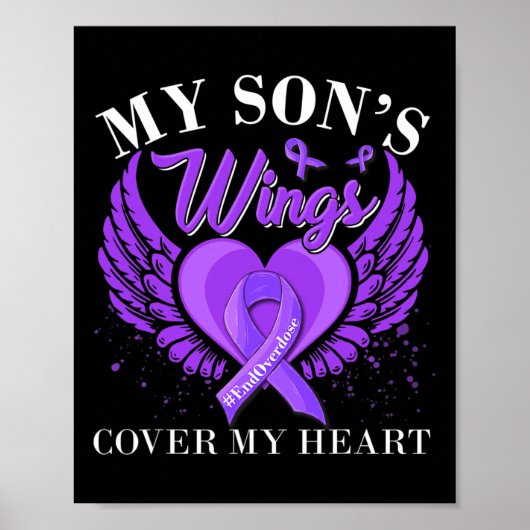 Einde overdosering Mijn zoon's Hoesje Mijn hart Poster (Voorkant)