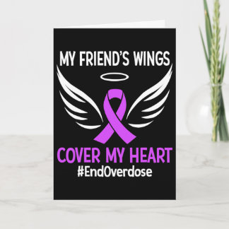 Einde Overdosis Mijn Vriend's Wings Dek Mijn Hart  Kaart