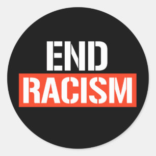 Einde Racisme Classic Ronde Sticker