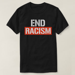 Einde Racisme Classic Ronde Sticker T-shirt