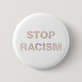 einde racisme ronde button 5,7 cm