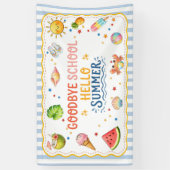 Einde Schoolfeest Streep Spandoek (Verticaal)