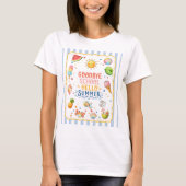 Einde Schoolfeest Streep T-shirt (Voorkant)