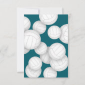 Einde seizoen volleybal awards banket ELKE kleur Kaart (Achterkant)