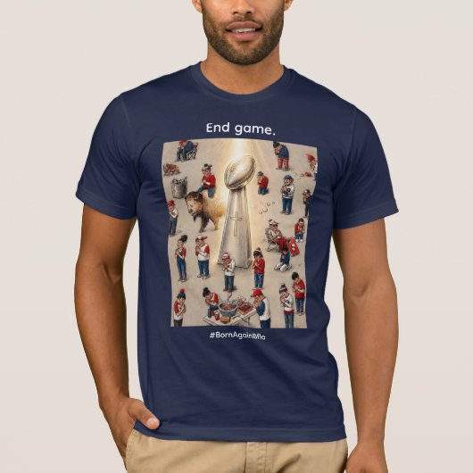Einde spel. t-shirt (Voorkant)