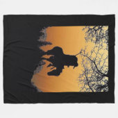 Einde spoor fleece deken (Voorkant (Horizontaal))