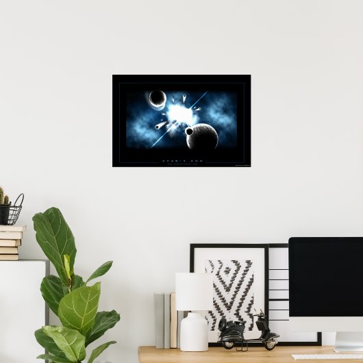 Einde ster poster (Thuiskantoor)