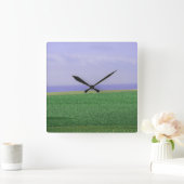 Einde van de aardklok vierkante klok (Huis)