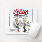 Einde van de budgettaire Cliff Funny Gifts Kaarten Muismat (Met muis)