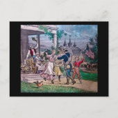 Einde van de  burgeroorlog Magische Lantaarn Slide Briefkaart (Voorkant)