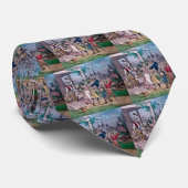 Einde van de  burgeroorlog Magische Lantaarn Slide Stropdas (Opgerold)