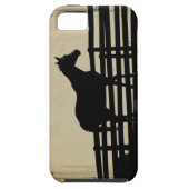 Einde van de dag iPhone 5 Horse Boerderij Hoesje (Achterkant)