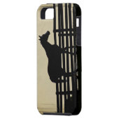 Einde van de dag iPhone 5 Horse Boerderij Hoesje (Achterkant Links)