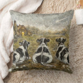 Einde van de dag koeien Whimsical boerderij koe Vi Kussen (Deken)