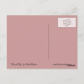 Einde van de dag slapen ballerina Briefkaart (Achterkant)