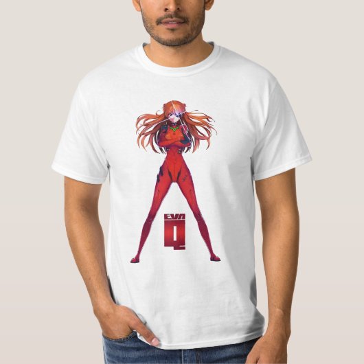 einde van de evangelion red t-shirt (Voorkant)