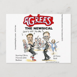 Einde van de fiscale klif grappige cadeaukaarten e briefkaart