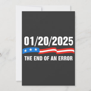Einde van de fout 20 januari 2025 Trump Inaugurati Kaart