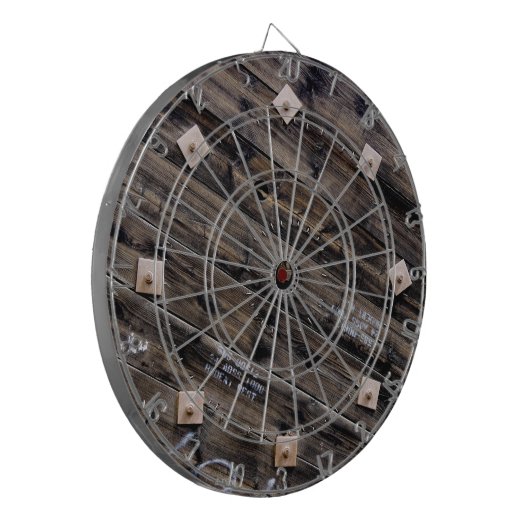 Einde van de industriële draad dartbord (Voorkant Links)