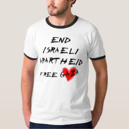 Einde van de Israëlische apartheid T-shirt