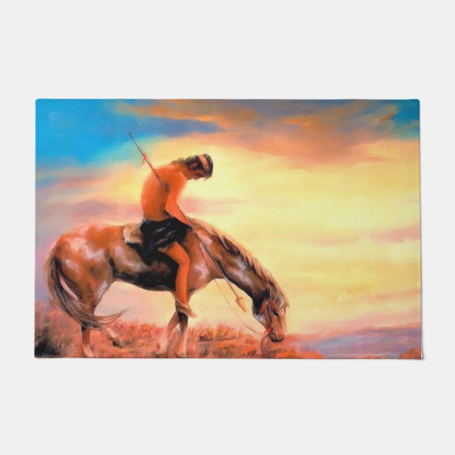 Einde van de klep van de spoordeur deurmat (Voorkant)