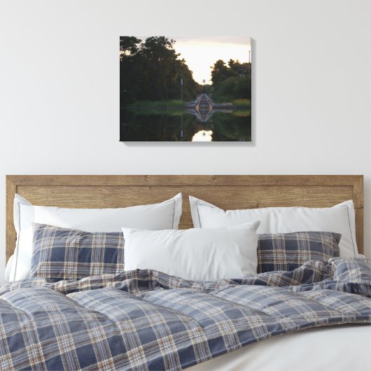 Einde van de lijn canvas afdruk (Insitu (Slaapkamer))