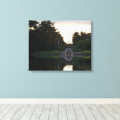 Einde van de lijn canvas afdruk (Insitu (Houten vloer))