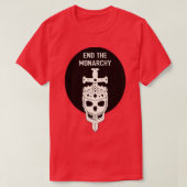 Einde van de monarchie t-shirt (Design voorkant)