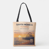 Einde van de Mother Road Sunset Tote Bag (Achterkant)