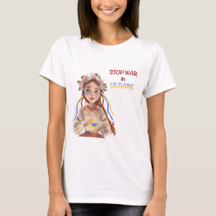 einde van de oorlog in Oekraïne T-shirt