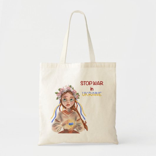 einde van de oorlog in Oekraïne Tote Bag (Voorkant)