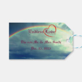 Einde van de regenboog cadeaulabel (Voorkant (Horizontaal))