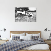 Einde van de reis canvas afdruk (Insitu (Slaapkamer))