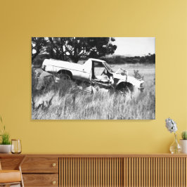 Einde van de reis canvas afdruk
