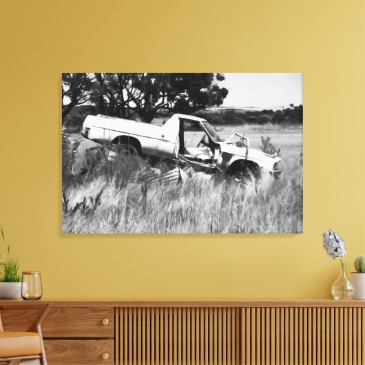 Einde van de reis canvas afdruk (Insitu (Woonkamer))