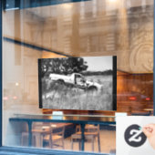 Einde van de reis raamsticker (Cafe Raam)