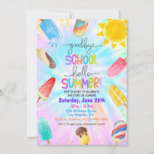 Einde van de School Party Uitnodiging, Scholen Out Kaart (Voorkant)