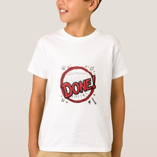 Einde van de school t-shirt (Voorkant)