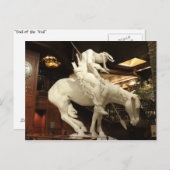 Einde van de sculptuur briefkaart (Voorkant / Achterkant)