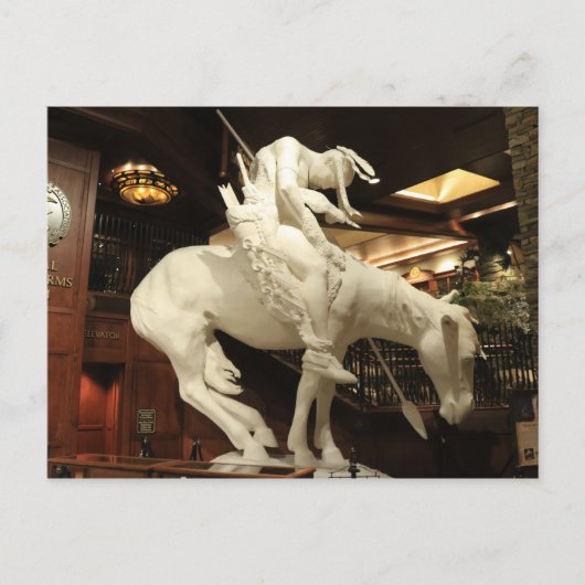 Einde van de sculptuur briefkaart (Voorkant)