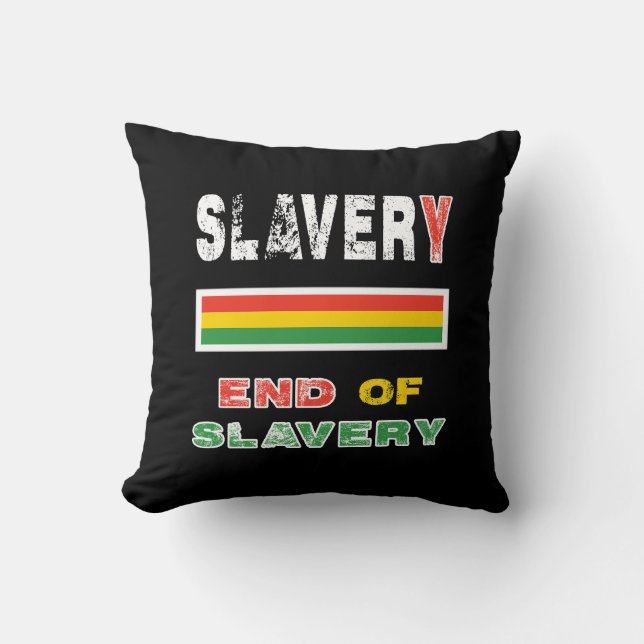 Einde van de slavernij kussen (Voorkant)