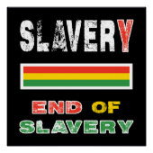 Einde van de slavernij perfect poster (Voorkant)