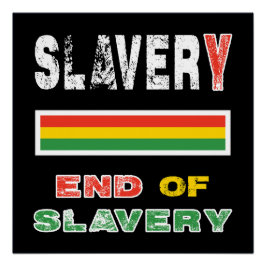 Einde van de slavernij perfect poster