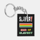 Einde van de slavernij sleutelhanger (Voorkant Links)