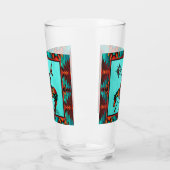 Einde van de sleeplap-glazen beker (Links)