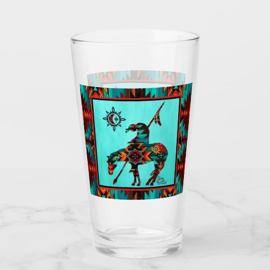 Einde van de sleeplap-glazen beker (Voorkant)